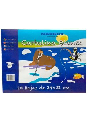 Cartulinas, Bloc x10 Hojas Blancas
