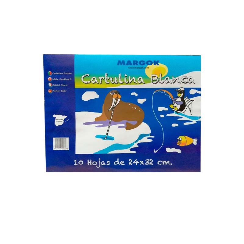 Cartulinas, Bloc x10 Hojas Blancas